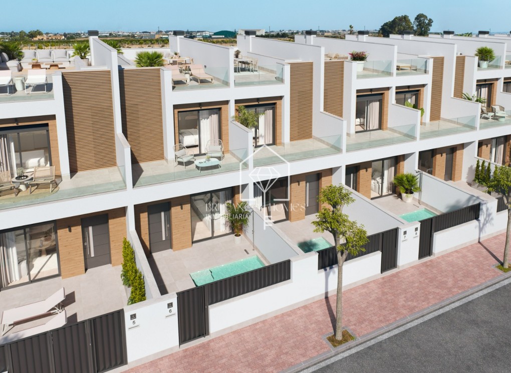 New Build - Semi-detached house - San Pedro del Pinatar - San Pedro del Pinatar pueblo