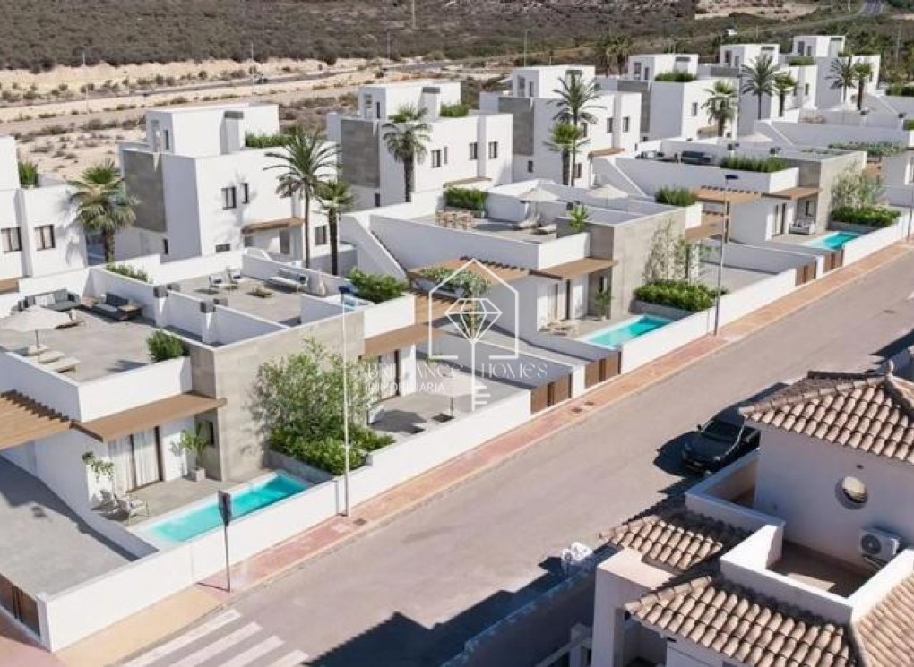 New Build - Terraced houses - Mazarrón - Calle Presbiterio Jesus Garcia s/n