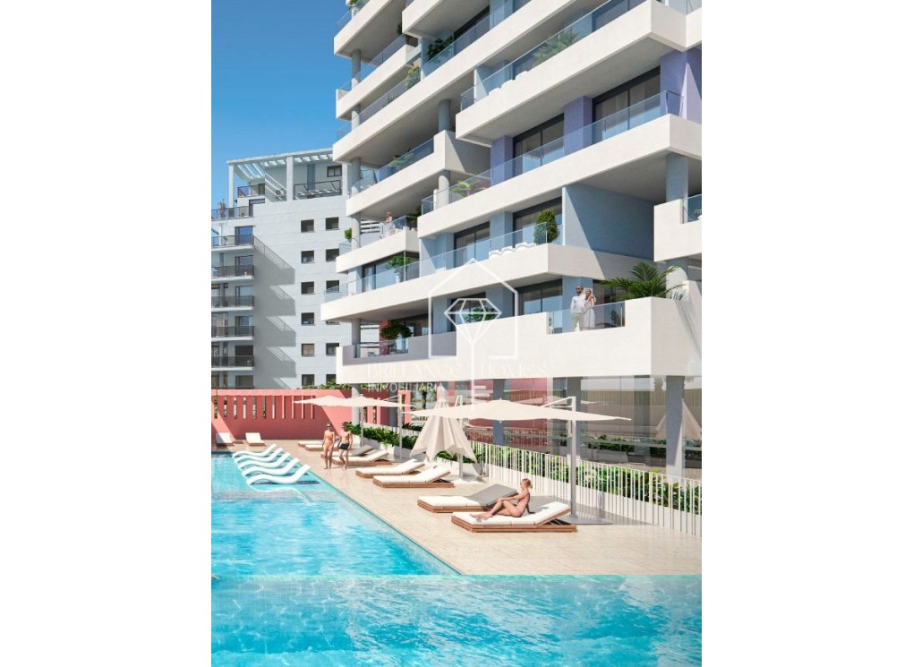 Nowa konstrukcja - Apartment/mieszkanie - Calpe - Zona Levante - Playa Fossa