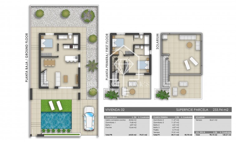 Obra nueva - Villas - Pilar de la Horadada - 03190