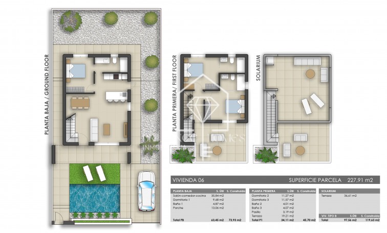 Obra nueva - Villas - Pilar de la Horadada - 03190