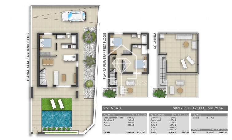 Obra nueva - Villas - Pilar de la Horadada - 03190