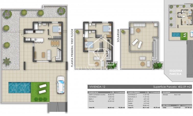 Obra nueva - Villas - Pilar de la Horadada - 03190