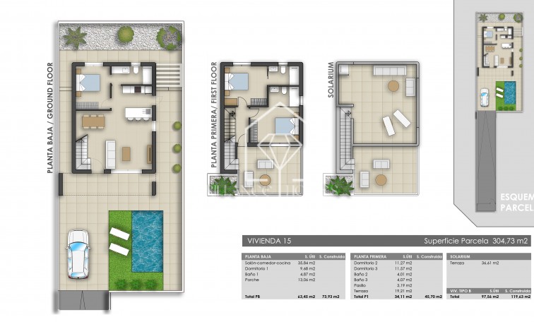 Obra nueva - Villas - Pilar de la Horadada - 03190