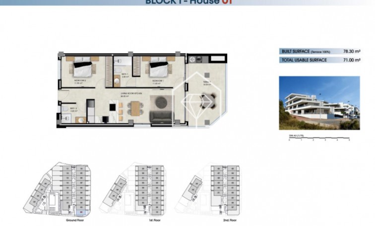 New Build - Flats - The Marina - 03008