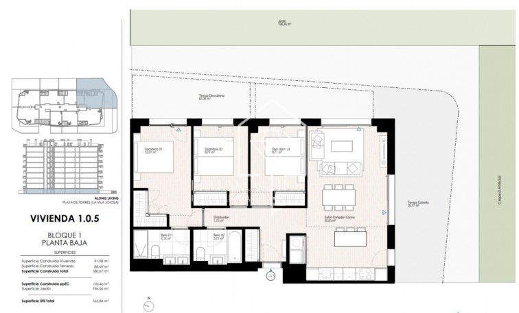 New Build - Flats - La Villajoyosa / Vila Joiosa - Edeta s/n