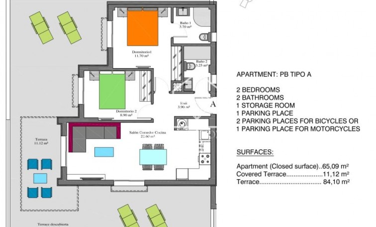 New Build - Flats - Orihuela - 03189