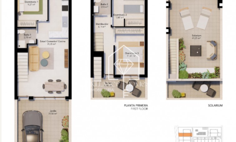 New Build - Terraced houses - Pilar de la Horadada - 03191