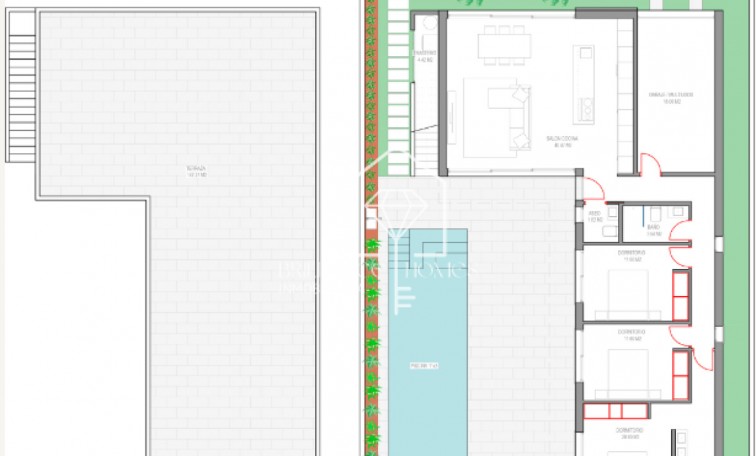 Nowa konstrukcja - Detached chalet - Los Alcázares  - 30710