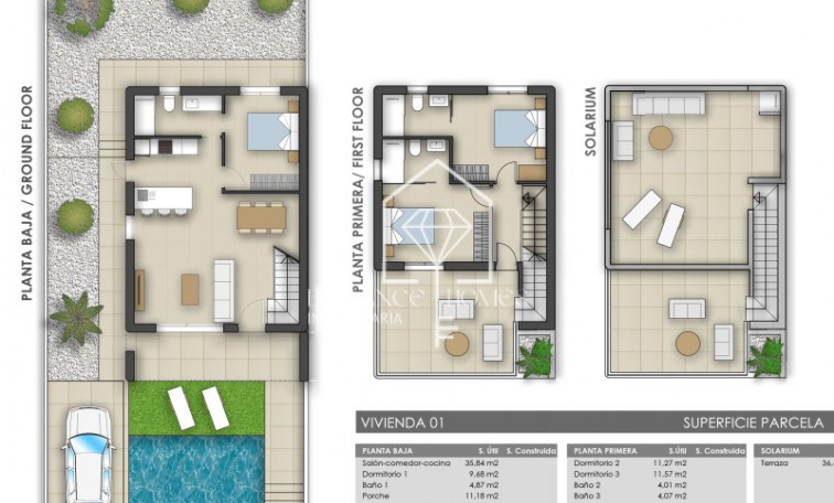 Obra nueva - Villas - Pilar de la Horadada - 03190