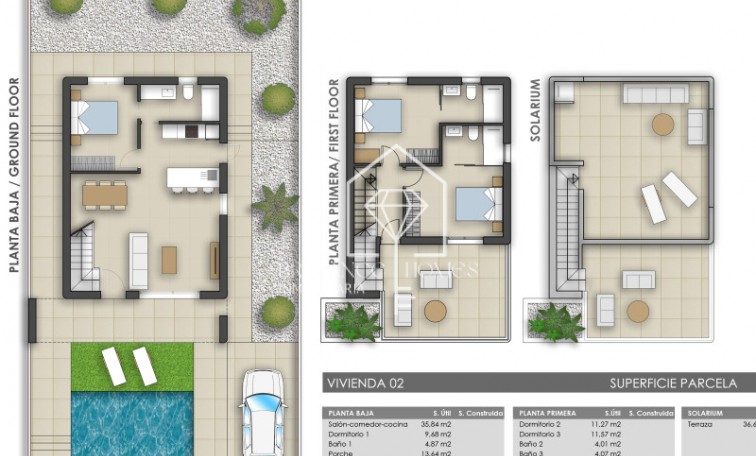 Obra nueva - Villas - Pilar de la Horadada - 03190