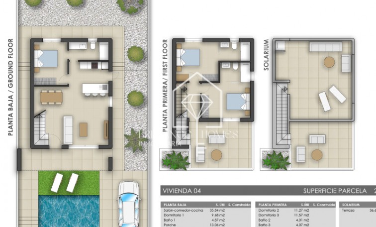 Obra nueva - Villas - Pilar de la Horadada - 03190