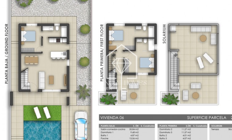 Obra nueva - Villas - Pilar de la Horadada - 03190