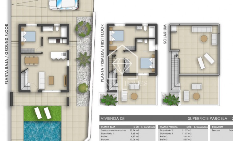 Obra nueva - Villas - Pilar de la Horadada - 03190