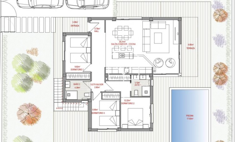 Nowa konstrukcja - Villas - Polop - 03520