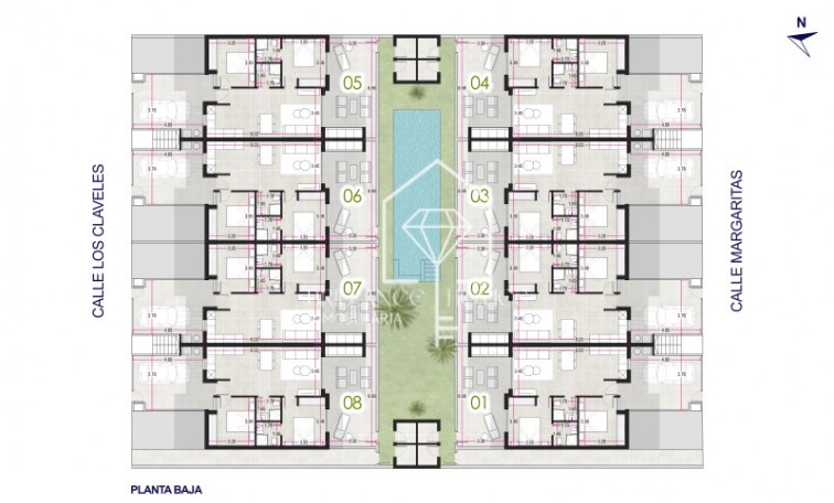 Nowa konstrukcja - Bungalows - San Pedro del Pinatar - 30740