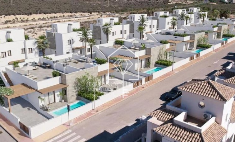 Obra nueva - Terraced houses - Mazarrón - Calle Presbiterio Jesus Garcia s/n