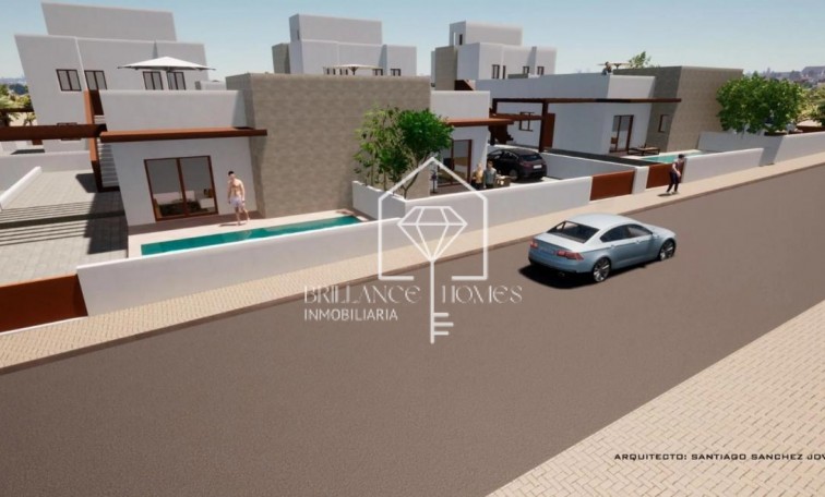 Obra nueva - Terraced houses - Mazarrón - Calle Presbiterio Jesus Garcia s/n