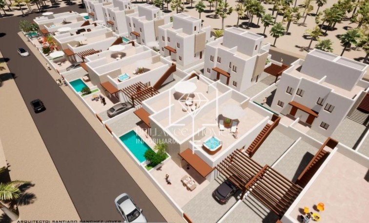 Obra nueva - Terraced houses - Mazarrón - Calle Presbiterio Jesus Garcia s/n