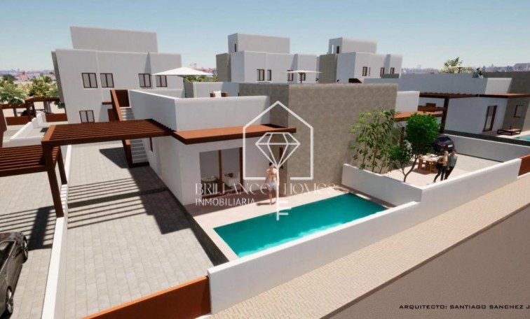 Obra nueva - Terraced houses - Mazarrón - Calle Presbiterio Jesus Garcia s/n