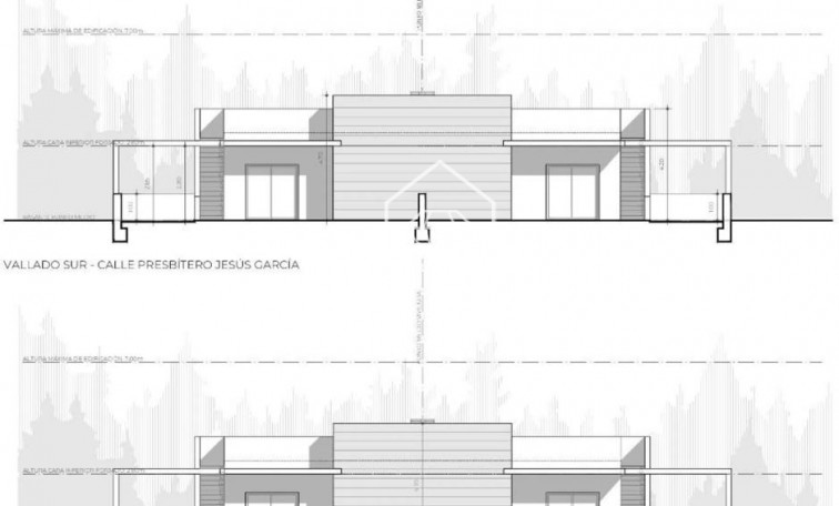 Obra nueva - Terraced houses - Mazarrón - Calle Presbiterio Jesus Garcia s/n