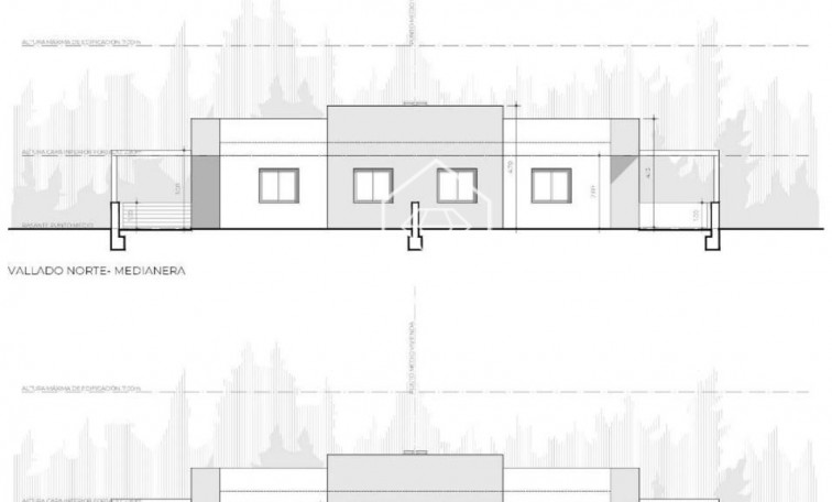 Obra nueva - Terraced houses - Mazarrón - Calle Presbiterio Jesus Garcia s/n