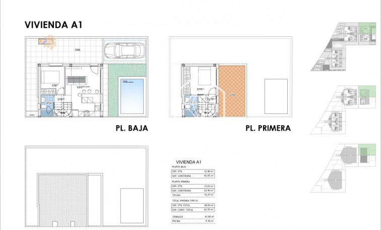 Nouvelle construction - Terraced houses - Mazarrón