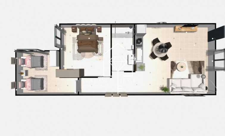 Nowa konstrukcja - Apartament - Hondón de las Nieves