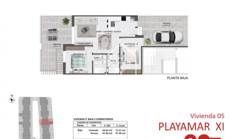 Nouvelle construction - Appartement - Pilar de la Horadada