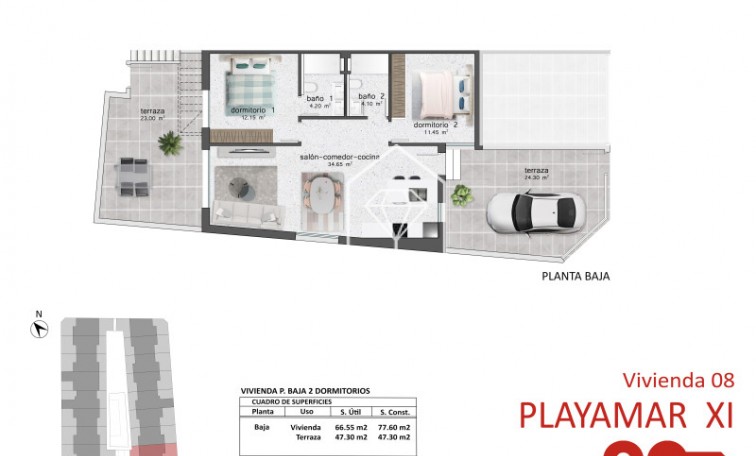 Nouvelle construction - Appartement - Pilar de la Horadada