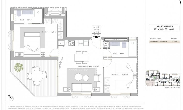 Nouvelle construction - Appartement - San Pedro del Pinatar