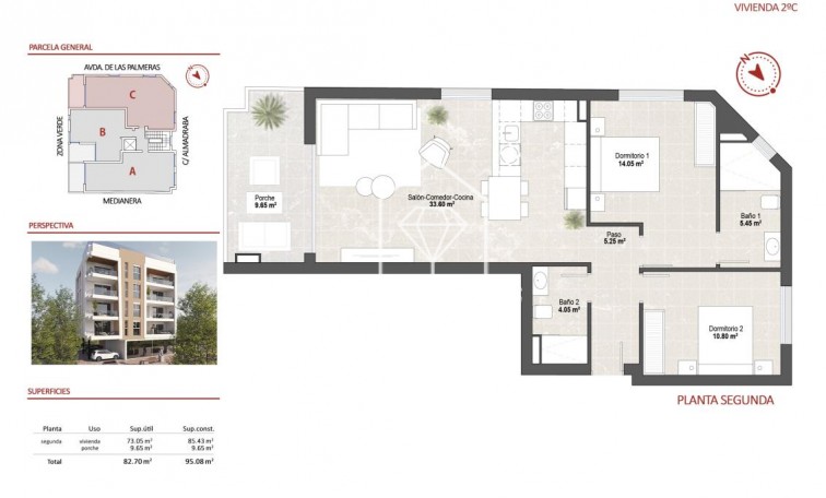 Nowa konstrukcja - Apartment/mieszkanie - San Pedro del Pinatar