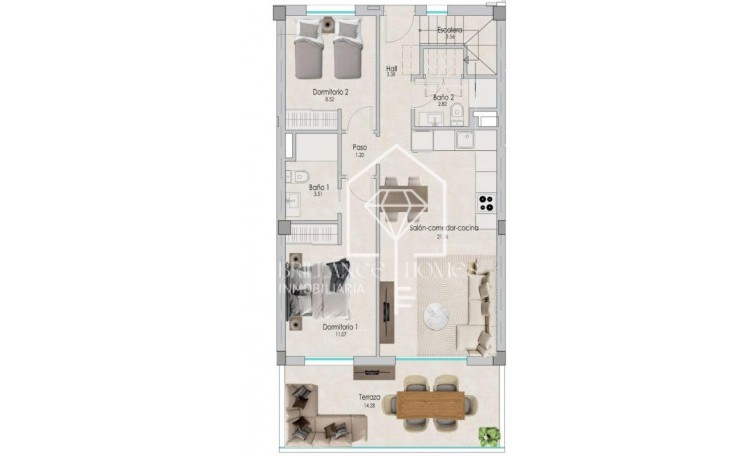 Nowa konstrukcja - Apartment/mieszkanie - Santa Pola