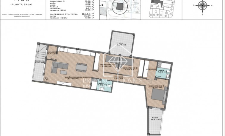 Nowa konstrukcja - Apartment/mieszkanie - Algorfa