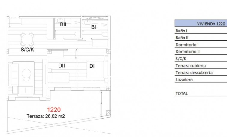 Nouvelle construction - Appartement / flat - San Miguel de Salinas