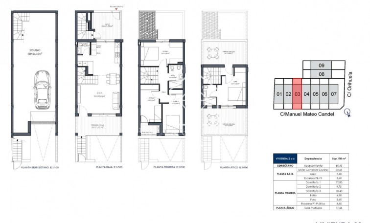 Nouvelle construction - Townhouse - Rafal
