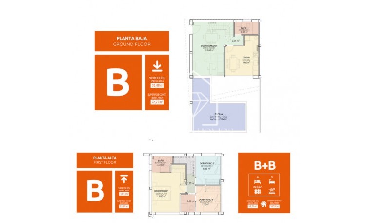 Nowa konstrukcja - Terraced houses - Gran Alacant
