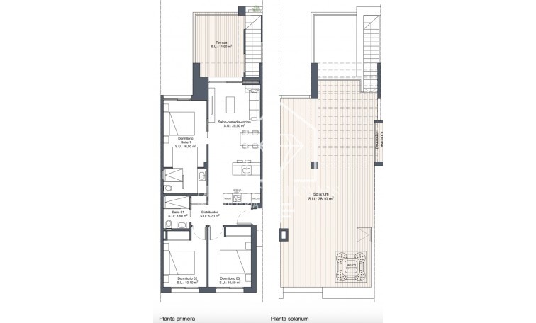 Nowa konstrukcja - Bungalows - Ciudad Quesada - 03149
