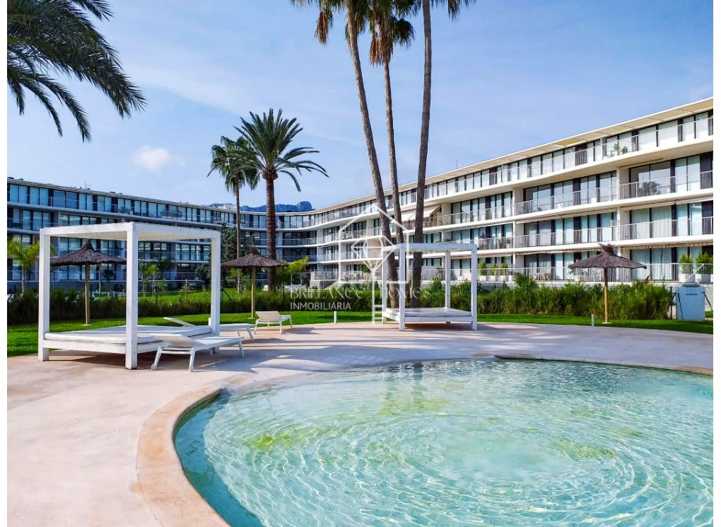 Appartement op 20 m van het strand met terras en zwemba