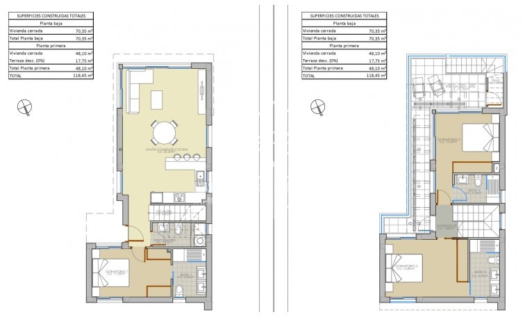 Obra nueva - Villas - Pilar de la Horadada - 03191